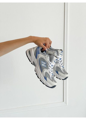 Світло-блакитні Осінні кросівки new balance 530 steel blue mr530kc No Brand