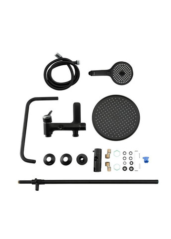 Душова система G2403-6, чорний/хром GAPPO (372994977)