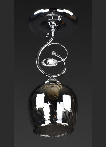 Потолочная люстра на 1 лампочку 28171 Хром 32х15х15 см. Sunnysky (364498130)