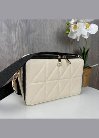 Жіноча стьобана сумочка клатч у стилі Mars Молочний Jacobs (334730448)