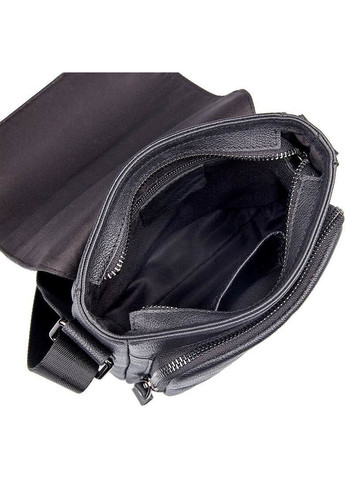 Сумка 14545 из натуральной кожи Черная Vintage (331910601)