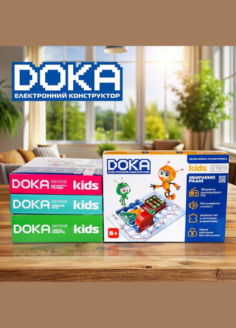 Конструктор электронный Собираем радио DOKA (344449101)