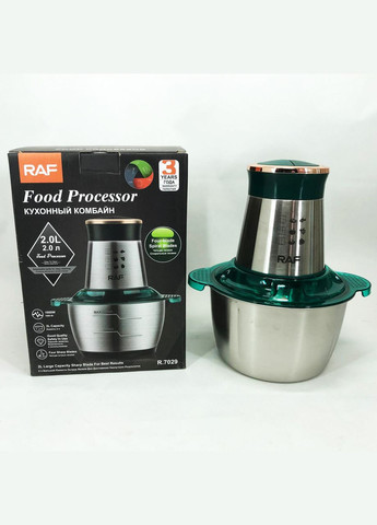 Домашний электрический стационарный блендер R.7029 1000 Вт 2л, Измельчитель FE-389 электрический бытовой RAF (349512037)