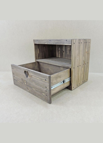 Приліжкова тумба з дерева Муїла капучино (ПТМ-000609) No Brand (328073188)