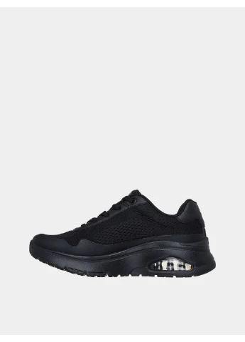 Кроссовки повседневные 10284797 Чёрный KW9451 Skechers чёрные демисезоны (381993728)
