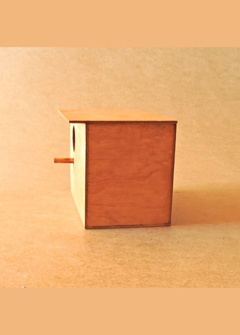 Скворечник садовый из дерева Чиж карри (СКВ-000603) No Brand (328605216)