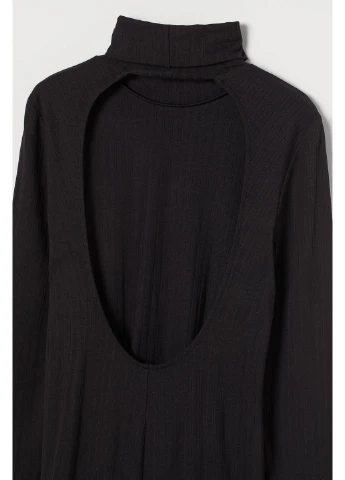 Черное платье демисезон,черный, H&M