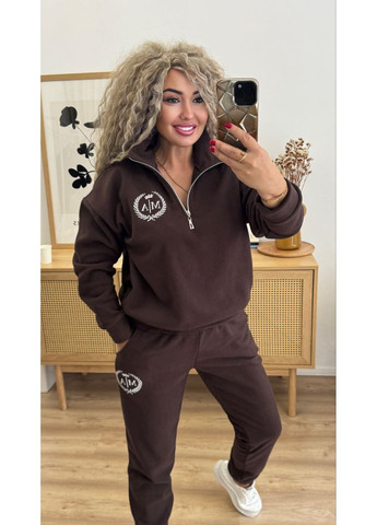 Костюм 181 Полар Фліс теплий,штани та кофта з логотипом Україна (369573662)