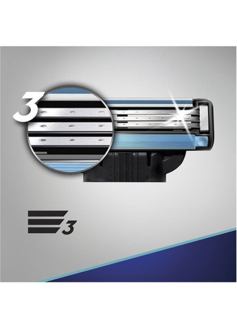 Змінні касети для гоління, 4 шт. Mach3 4шт (2-582807) Gillette (369796748)