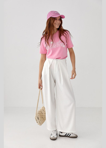 Футболка з написом та бантами Lurex - (333339877)