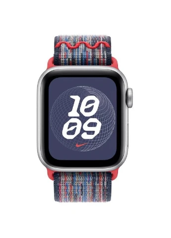 Нейлоновий ремінець для Apple watch 38 40 41 / ремінці на Епл вотч нейлон / спортивний 38 40 41 Black / Blue Epik (356097640)