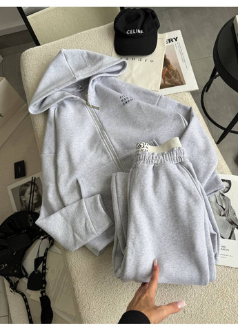 Женский теплый костюм из трехнитки на флисе No Brand (364959181)