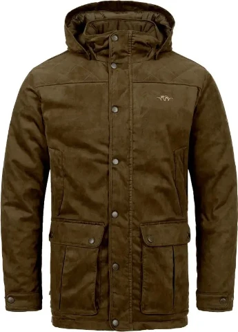 Коричневая демисезонная куртка blaser active outfits suede merlo brown No Brand