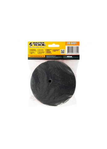 Насадка шліфувальна кругла 125 мм для дриля та болгарки КШМ із липучкою для шліфування поверхонь Mastertool (332986917)