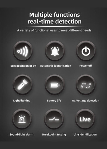 Безконтактний індикатор фази та напруги Z2 Bside (300577529)
