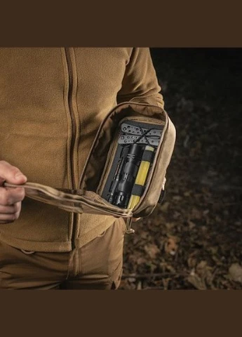 Органайзер утилитарный прозрачный Elite Small Gen.II Coyote - подсумок для вещей, аптечки, складного ножа и M-TAC (297668954)