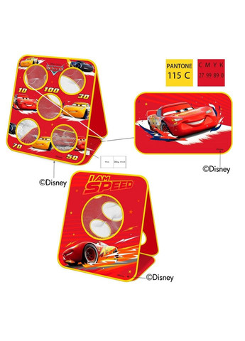 Детский игровой набор мишены "Тачки" LM1015, Развивающая игра 6 мешочков Bambi (302366694)