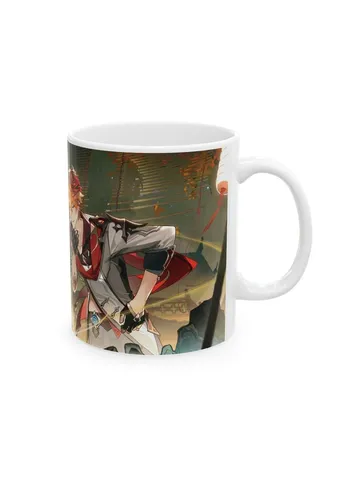 Аниме кружка Genshin impact Чжун Ли Тарталья 03 No Brand (397325211)