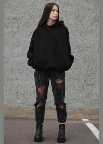 Жіноче Оверсайзз Худі Толстовка На Флісі З Капюшоном Art Without (302980604)