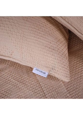 Постельное белье №20-01 Waffle Bej 175х210 (m503037) Mirson 20-01 Waffle Bej 175х210 двоспальний (369018341)
