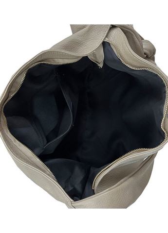 Сумка женская кожаная большая мягкая бежевая (Д/Ш/В) 46/8/34 (см) Felicita (336377535)