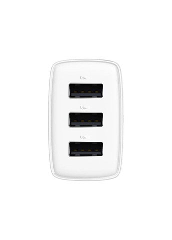 Мережевий зарядний пристрій Compact Charger 3U 17W EU White Baseus (371363182)