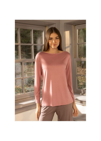 Рожевий демісезонний хатній одяг футболка long sleeve — baily gul kurusu рожевий Penelope