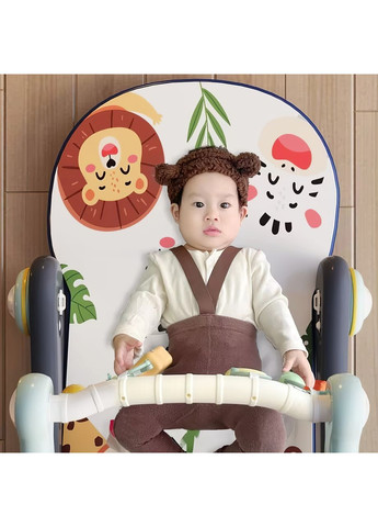 Каталка-ходунки детская музыкальная интерактивная развивающая с ковриком и подсветкой 80х56х44см Babyhit (360867015)