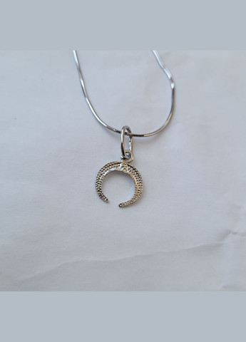 Срібна підвіска оберіг амулет маленька Лунниця без каміння срібло 925 проби Родоване 3273р 0.60г No Brand (306741513)