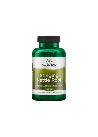 Корень крапивы двудомной Stinging Nettle Root 500 mg 100 Caps Swanson (292632728)