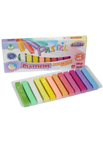 Пластилін 7653C Чисті руки на 12 кольорів 200 г (8591662765304)(SC) shop (8591662765304) Class (366257267)