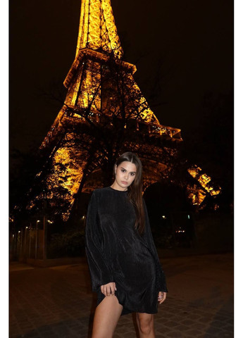 Чорна святковий, вечірня, ділова, кежуал жіноча сукня елегантна а-силует Style Point однотонна