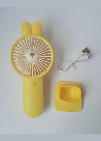 Ручний міні-вентилятор акумуляторний у формі Кролика USB Rabbit Fan P-34 No Brand (329740195)