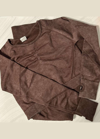 Комплект для фитнеса (спортивный костюм) с имитацией джинса, рашгард и леггинсы No Brand (327826269)