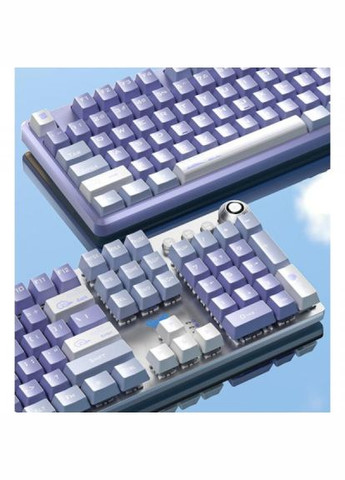 Клавіатура Aula f2088 pro mechanical white/violet + 9 purple keys (275091951)
