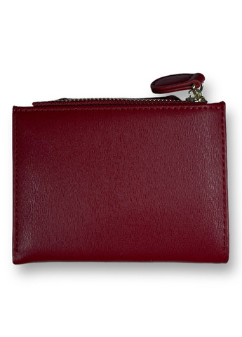 Жіночий гаманець з екошкіри одне відділення для купюр та 5 відділень для карток розмір:12*10*2 см червоний Tailian (268995025)