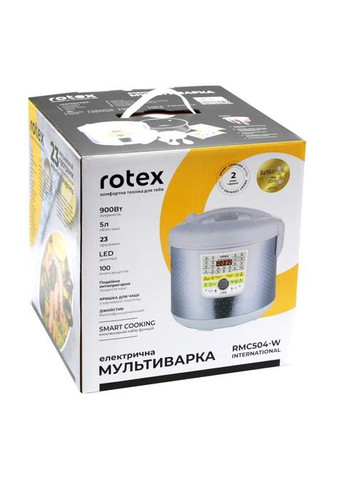 Мультиварка International RMС504-W 900 Вт Rotex (336883672)