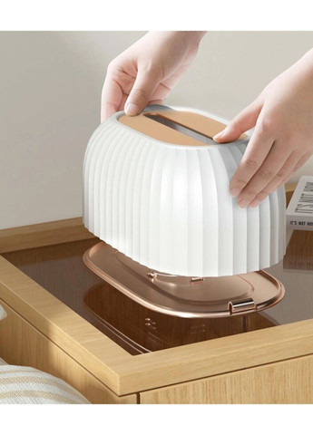 Диспенсер для серветок 14776 10.7х13.5х22.2 см білий No Brand (324413611)