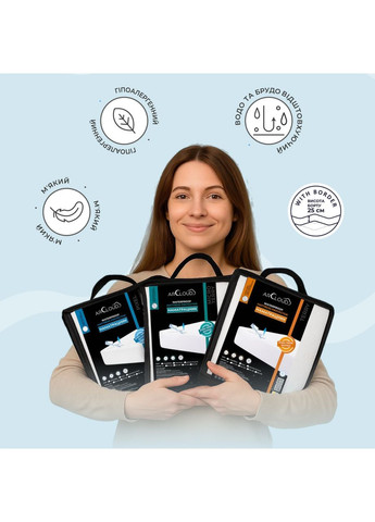 Наматрасник влагостойкий Micro Terry/Микро Терри 90х200 см ArCloud (370441777)