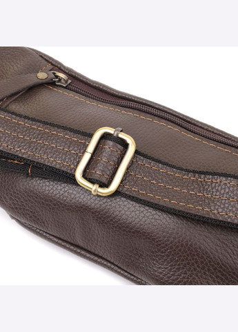 Сумка-бананка для чоловіків з натуральної зернистої шкіри 23128 Shvigel (332201406)