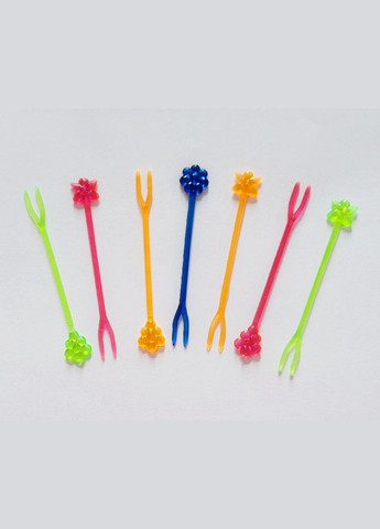 Шпажки для канапе Вилочка-квіточка 50шт No Brand (321967827)
