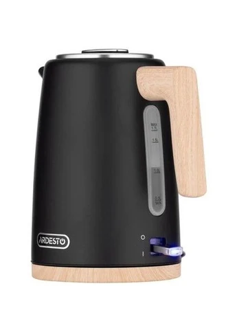 Електрочайник EKL-F420BWD,, 2200 Вт, 1.7 л, дисковий, індикатор роботи, корпус нержавіюча сталь, автоматичне відключення за Ardesto (395348380)