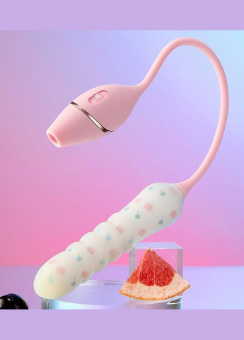 Пульсатор с вакуумным стимулятором KISTOY Cathy Plus на гибкой сцепке KissToy (360966304)