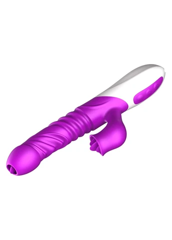 Вибратор Fox Silicone Vibrator, USB, 10 Function &Thrusting Function, Heating B Series (402299295)