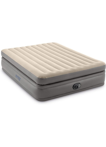 Полуторноя надувная кровать 203 x 152 x 51см, матрас с внешним электронасосом 64164 Gray Intex (350349157)