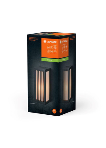 Светильник E27 фасадный IP65 ENDURA CLASSIC RADIO WALL черный Ledvance (315503345)