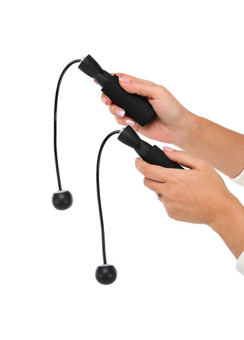 Скакалка беспроводная с шарами ø6см FI-0779 (PP, NBR, шар d-6см, ) SP-Planeta (354702906)