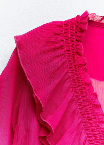 Розовая демисезонная блузка Zara