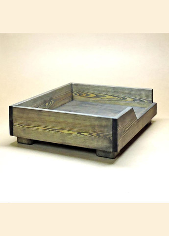 Лежак дерев'яний для собаки з дерева Дербі 40х50 моріон (ЛЖК-40500411) No Brand (328450336)