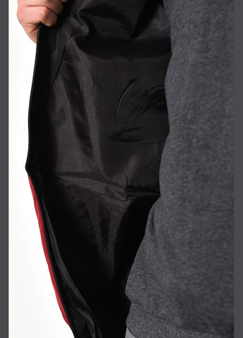 Черная демисезонная куртка мужская демисезонная бордового цвета Let's Shop